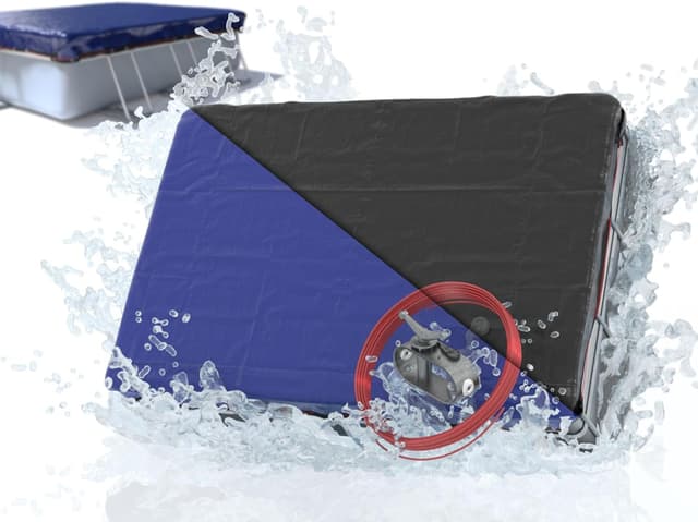 Detalle de Planenfux copertura piscina 2-in-1 300x200