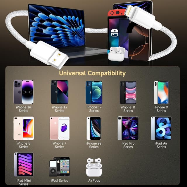 Thumbnail 6 de Cable iPhone 2M 2Pack MFi carga rápida