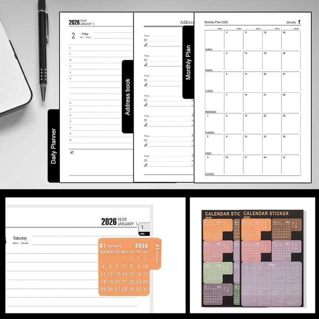 Thumbnail 6 de Goldaypln Agenda académica 2026 A5 1 día