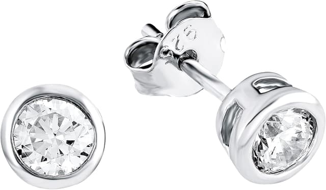 Detalle 1 de s.Oliver Ohrstecker 925 mit 6×6 mm Zirkonia