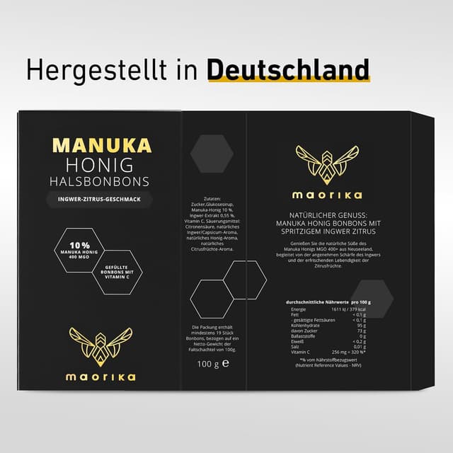 Thumbnail 6 de maorika Manuka Honig Bonbons MGO 400+