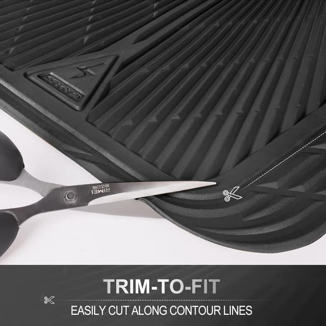 Thumbnail 4 de CAR PASS Rubber Floor Mats 3-Piece