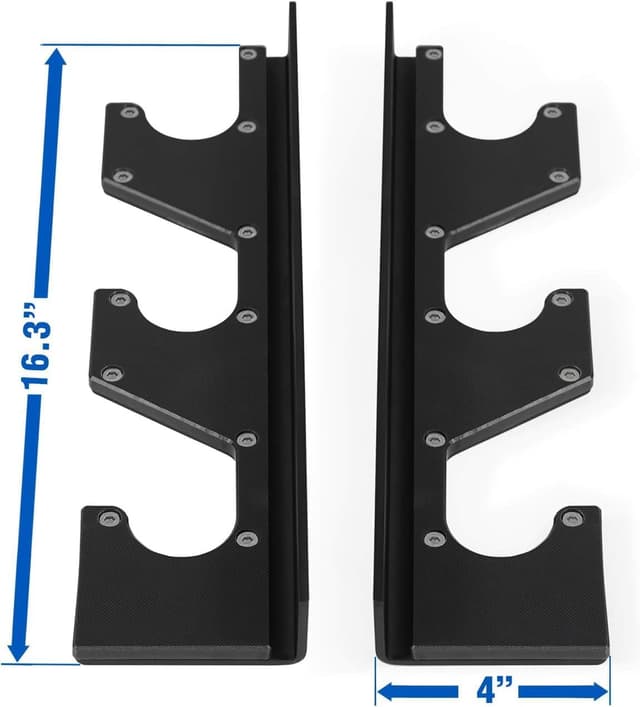 Detalle 2 de Yes4All Support mural horizontal pour haltères