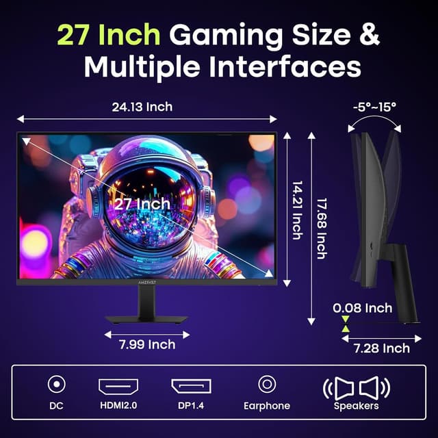 Thumbnail 6 de Amzfast AMZG27F5 Pro 27 Inch 240Hz Monitor