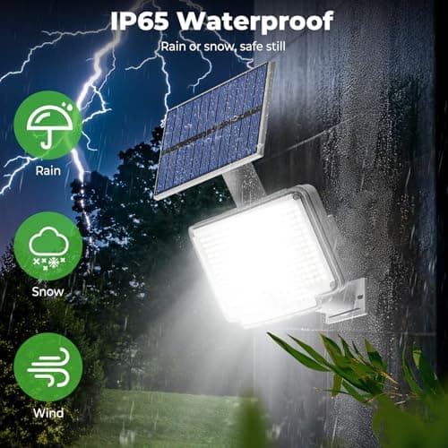 Thumbnail 4 de nipify Focos LED Solares exteriores, 318 LEDs, 2 paq.🔆