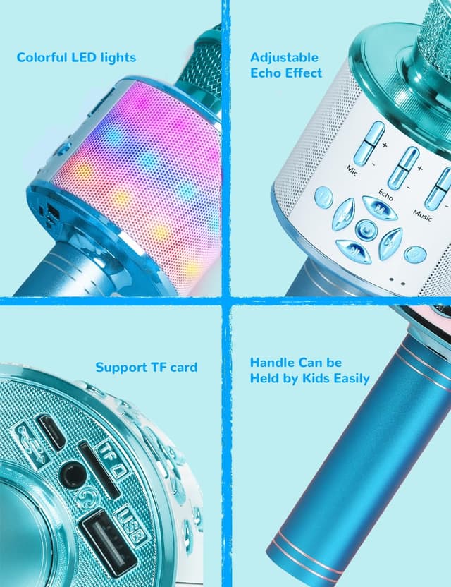 Thumbnail 3 de Amazmic Kids Karaoke Microphone 4-6h 🎤