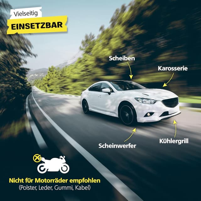 Detalle 2 de SPRINGER GX1000 Insektenentferner 750 ml – Tiefenwirksame Formel für hartnäckige, angetrocknete Insektenreste