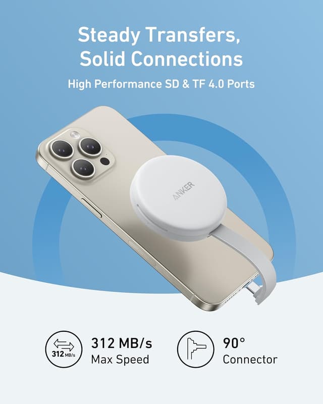 Thumbnail 3 de Anker MagGo Adaptador USB-C 💾 Transferencia Rápida 312 MB/s