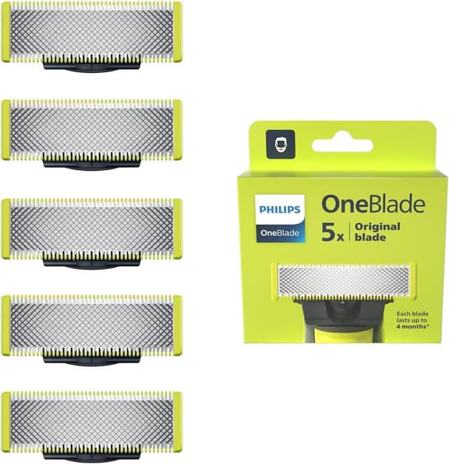 Detalle de Philips OneBlade Ersatzklingen 5er-Pack 🪒