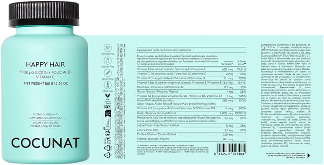 Thumbnail 6 de COCUNAT Happy Hair Pack 2 Meses 120 uds