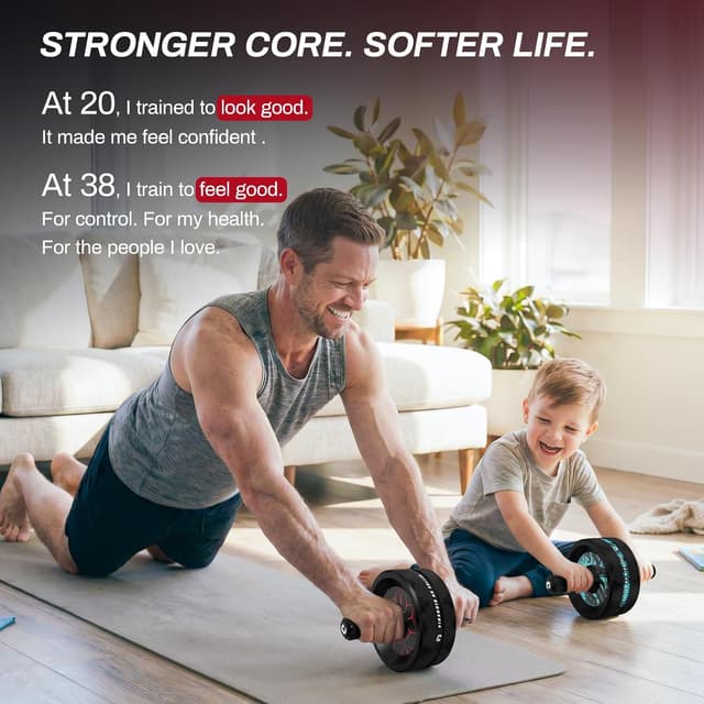 Thumbnail 4 de Vinsguir Ab Roller 8 cm stability wheel ๐