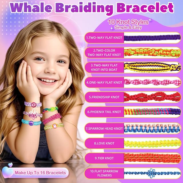 Thumbnail 6 de Whale bracelet making kit 16 bracelets