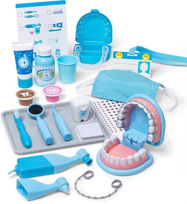 Detalle de Melissa & Doug Kit Dentista 25 accesorios 👶🏻