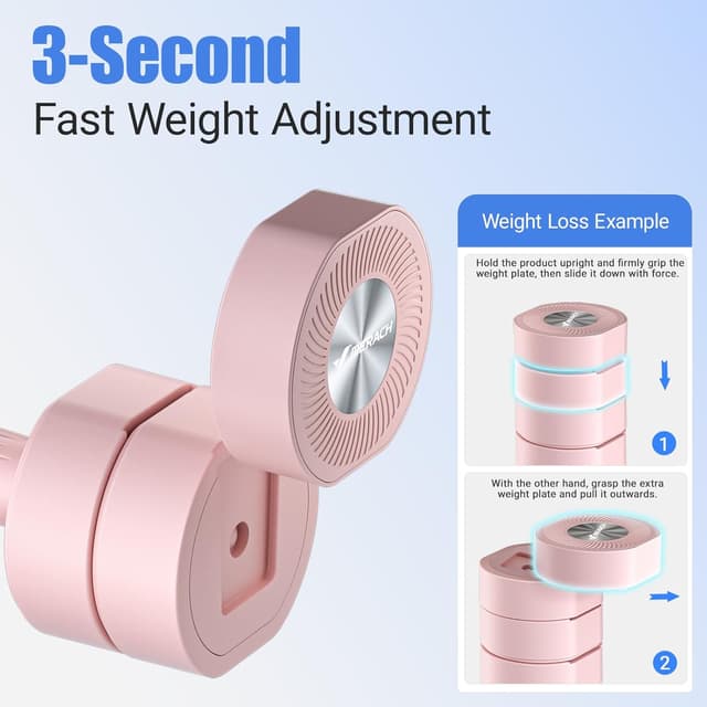 Detalle 2 de MERACH Adjustable Dumbbell Set 8 kg