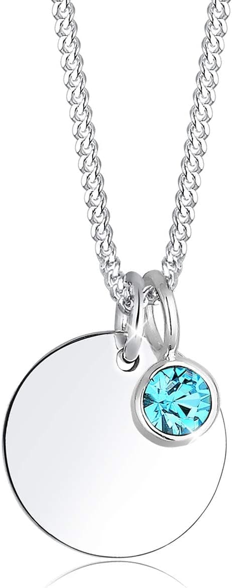 Detalle de Elli Halskette Geburtsstein April 45 cm