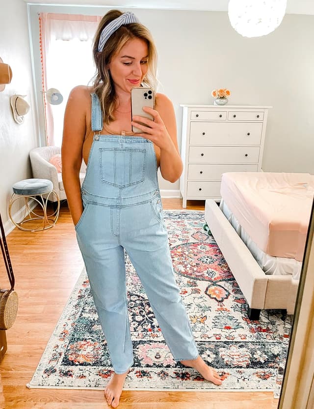 Thumbnail 5 de Luvamia Women's Denim Bib Overalls ⚙️
