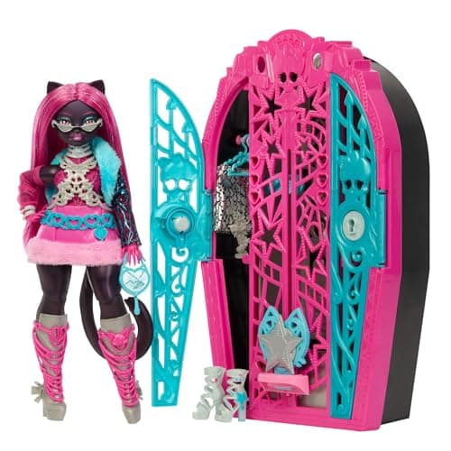 Detalle de Monster High Skulltimate Secrets Catty Noir, 19 sorpresas