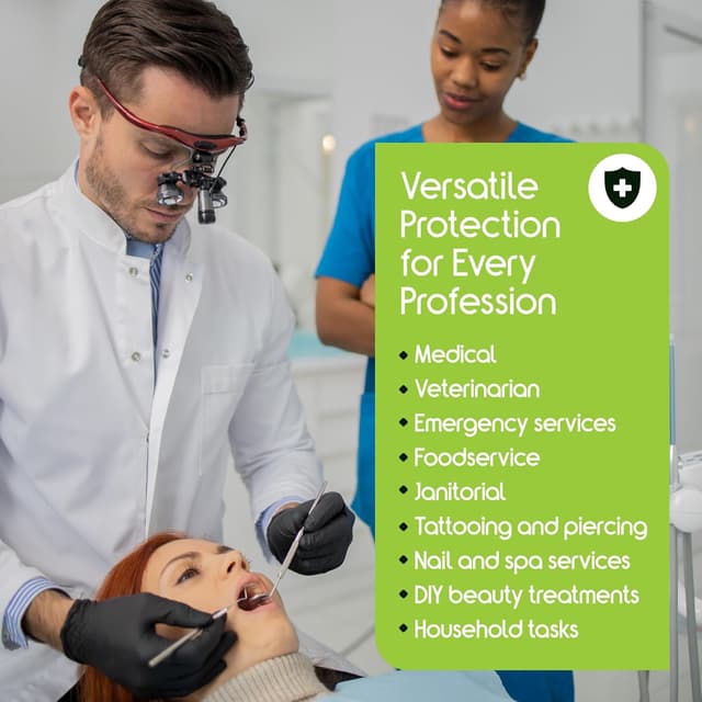 Thumbnail 3 de Inspire Black Nitrile Gloves 4.5 mil