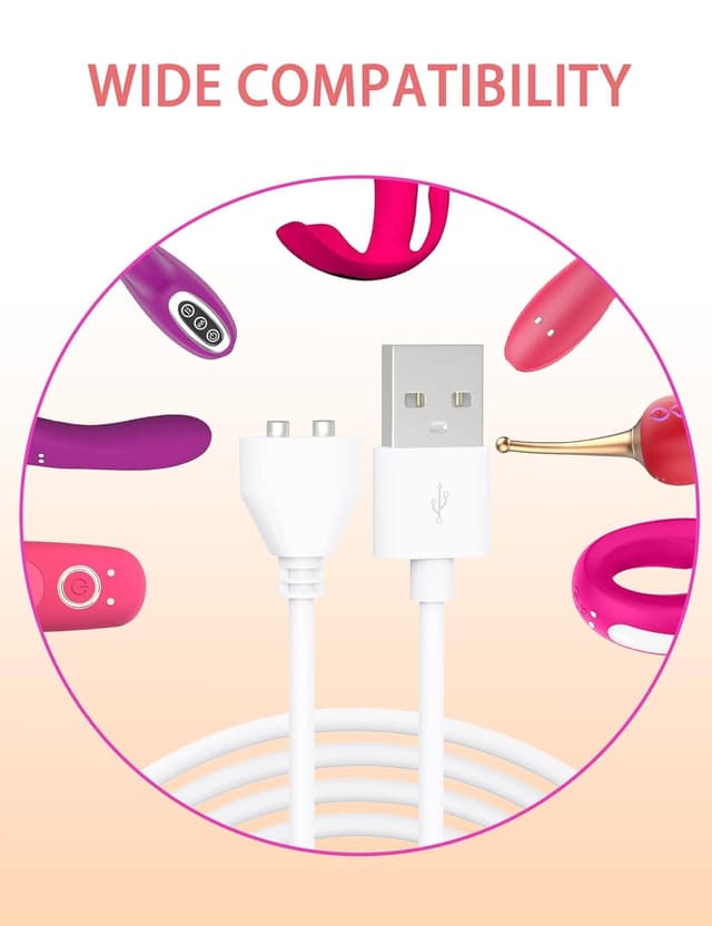 Detalle de Bicmice Magnetic USB DC Charger Cable Replacement (10mm magnet spacing)