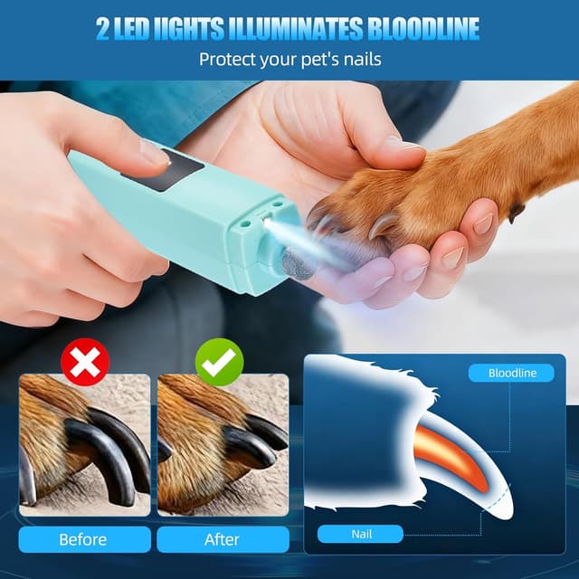 Thumbnail 3 de zikillya Dog Nail Grinder with LED Light