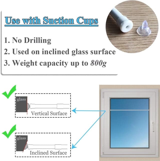 Thumbnail 3 de Bacchette per tende a pressione 30–45 cm, diam. 10 mm 🪟