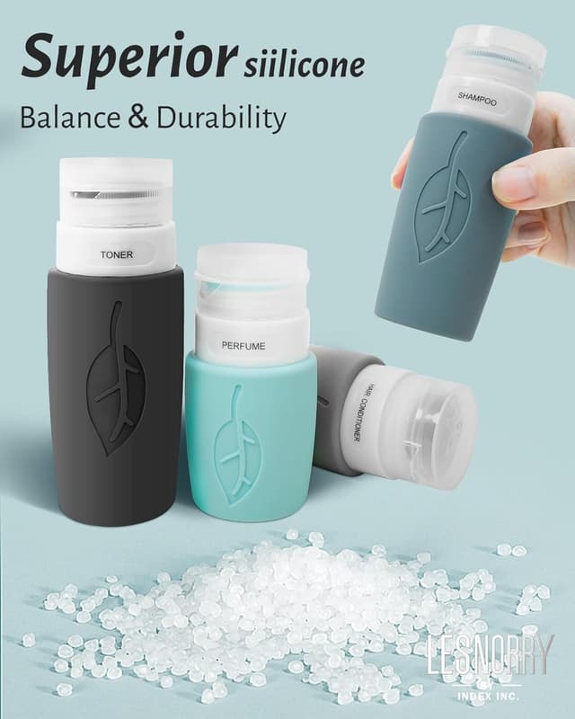 Thumbnail 1 de Lesnorry 17-Pack Travel Bottles 90ml TSA Approved