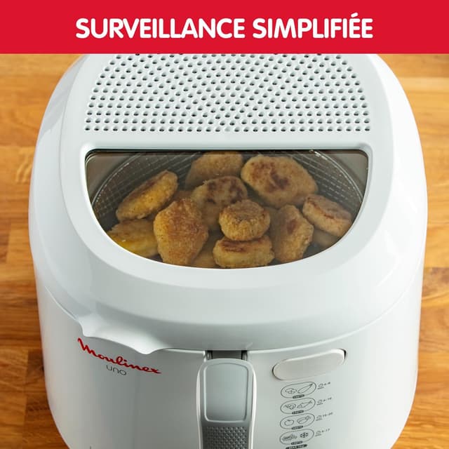 Detalle 2 de Moulinex AF203110 friteuse Ă©lectrique 1 kg compacte đ