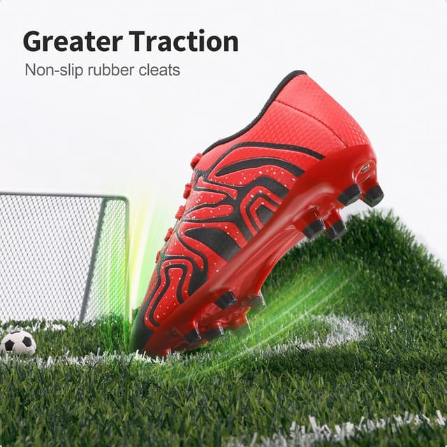 Detalle 2 de DREAM PAIRS Youth Firm Ground Soccer Cleats for Boys & Girls