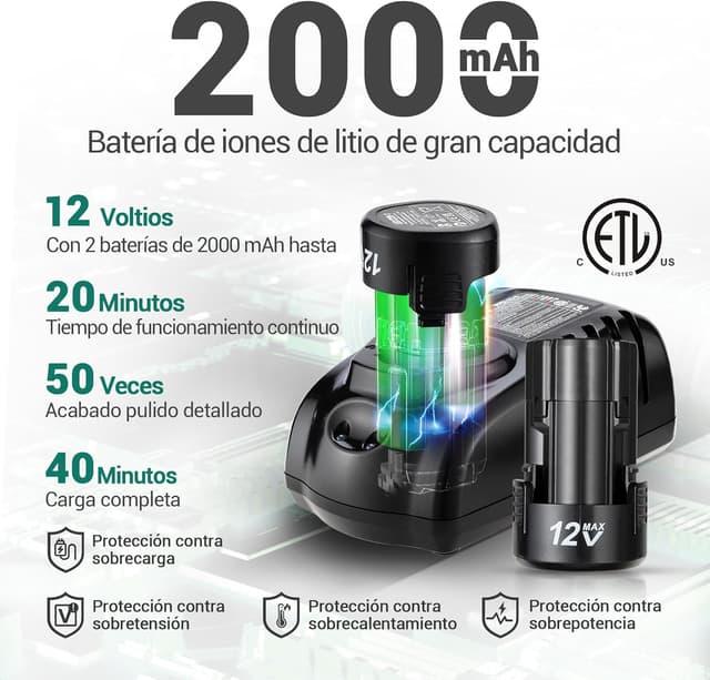 Thumbnail 3 de DCA Mini Pulidora Coche 12V 75mm