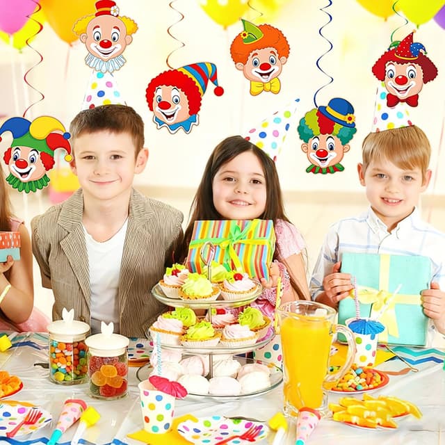 Thumbnail 6 de HUKUMA Clown Girlande 12er Set 80 cm 🤡