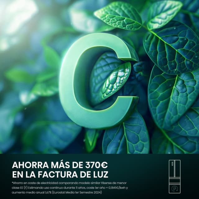 Detalle de Hisense Puerta Francesa 485L frigorífico