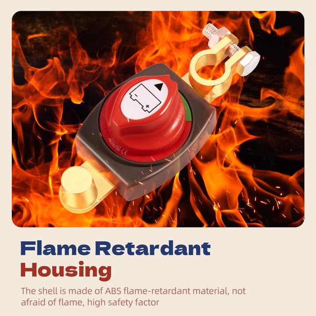 Detalle de Batterie-Trennschalter 275 A 12V 24V