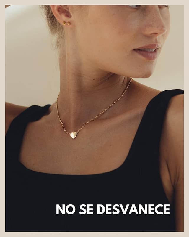 Thumbnail 2 de Good.Designs Collar corazón acero inoxidable