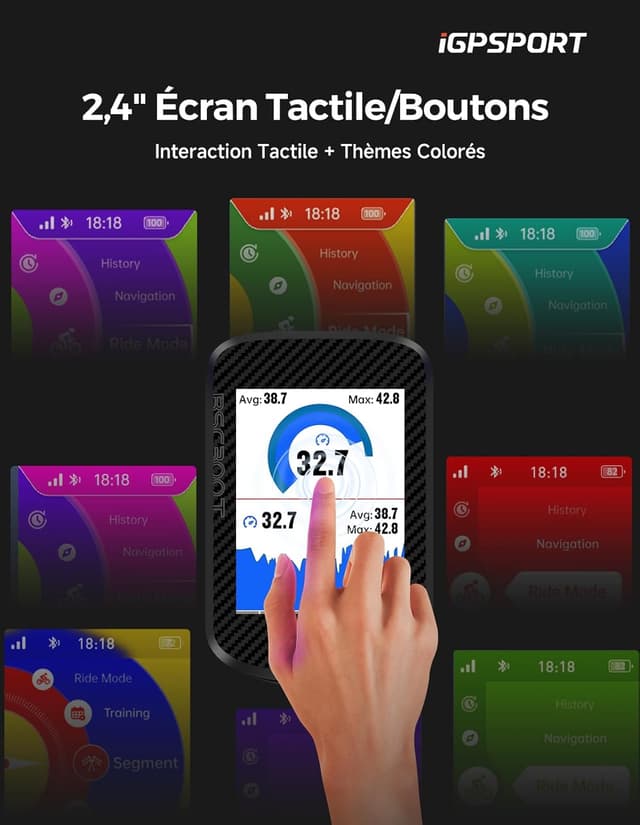 Thumbnail 3 de iGPSPORT BSC300T ciclocomputer 2,4"