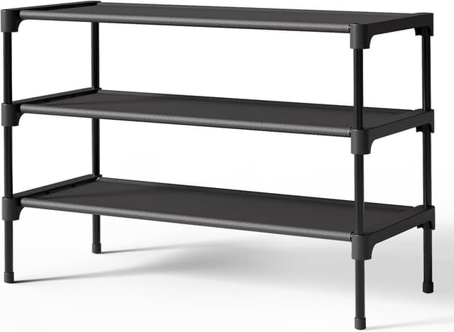 Detalle de Kitsure Shoe Rack 27.5" 3-Tier