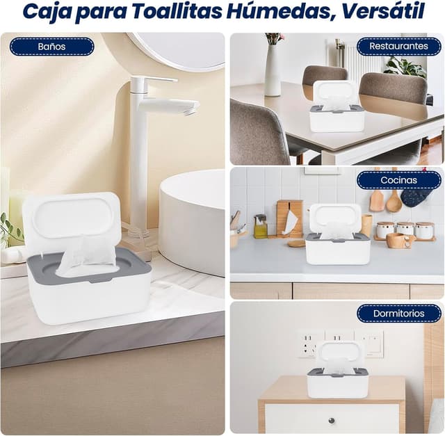 Thumbnail 4 de Caja Dispensador de Toallitas Húmedas 18,5x12x7,3 cm