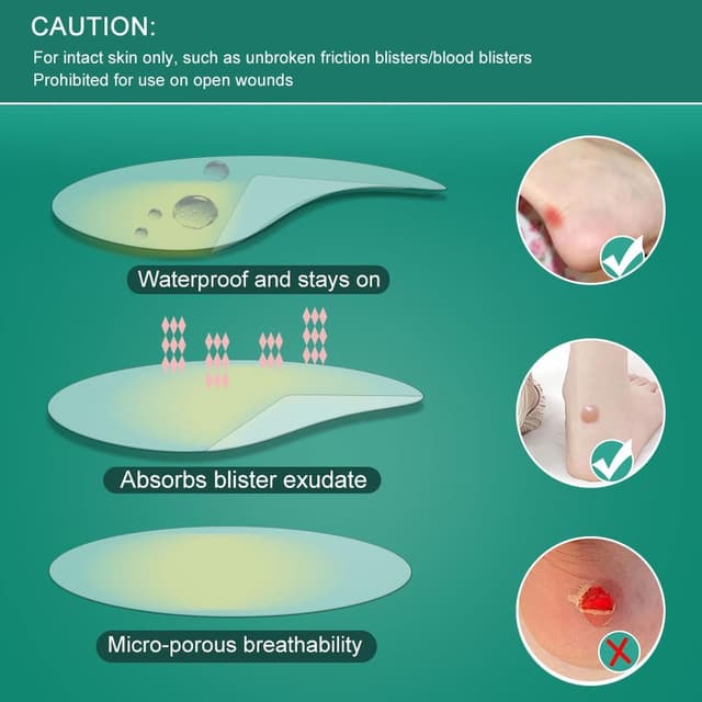 Thumbnail 2 de Hydrocolloid Blister Plasters 22 pack 🩹