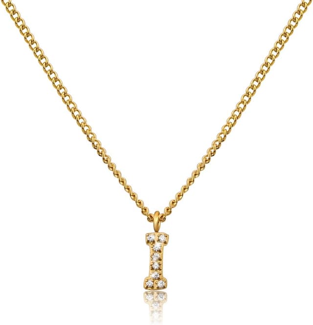 Detalle de GD GOOD.designs collier lettre zirconium