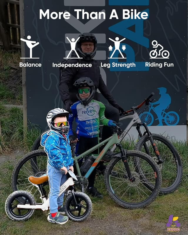 Detalle 2 de KRIDDO Toddler Balance Bike 12" for Ages 2–5