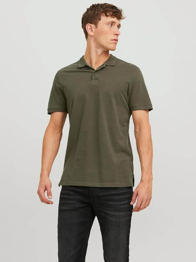 Thumbnail 1 de Jack & Jones Jjebasic Polo SS Noos - Camiseta para Hombre, Verde (Olive Night), Talla L