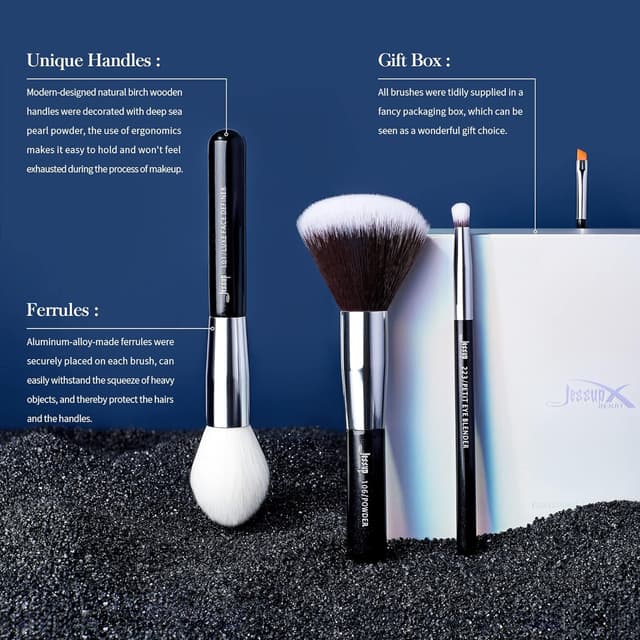 Thumbnail 3 de Jessup T175 25 pièces pinceaux maquillage professionnel 🎨