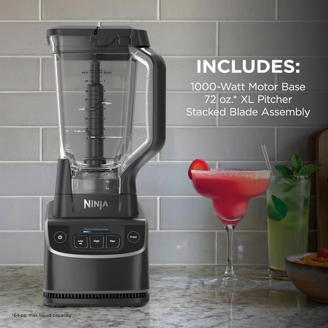 Thumbnail 6 de Ninja UltraCrush Professional Blender (BP201) | 1000W motor, XL 72-oz pitcher, Total Crushing Technology