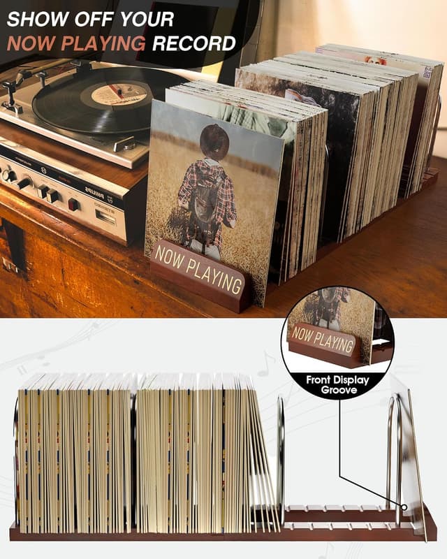 Detalle de BS-VOG Now Playing Vinylständer für 150 LP