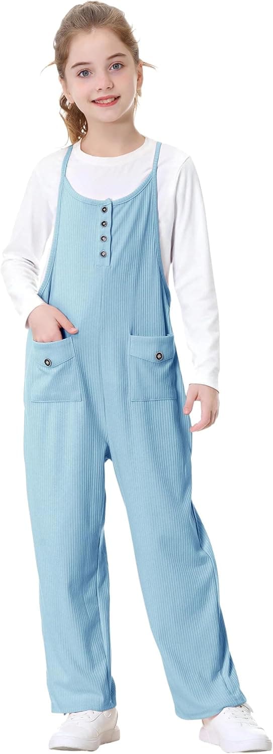 Imagen de Rolanko Mädchen Jumpsuit Ärmellos 👗 en OfertitasTOP