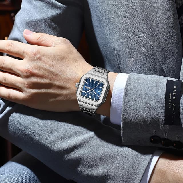 Thumbnail 6 de NIBOSI orologio analogico da uomo 3ATM