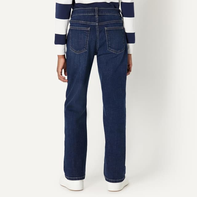 Detalle de Amazon Essentials Boys' Medium Stretch Regular-Fit Bootcut Jean