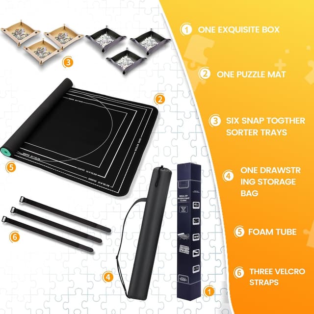 Detalle de Puzzlematte Puzzlematte Roll 1500 Teile