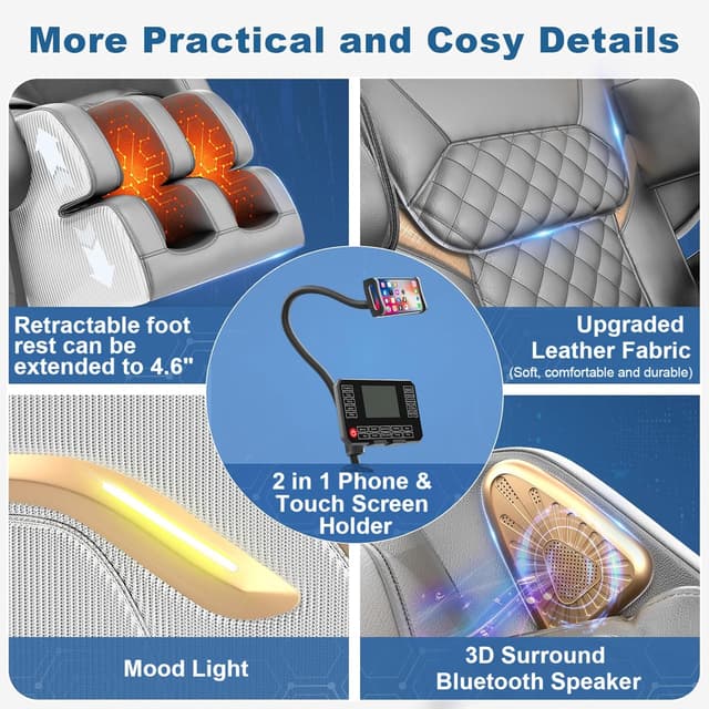 Thumbnail 4 de NAGLIFOR Sillón de Masaje 14 rodillos