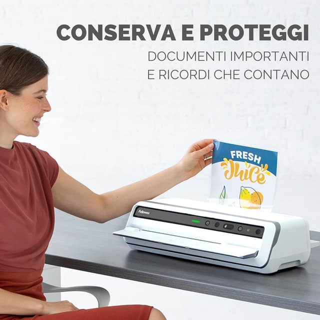 Detalle de Pouches Fellowes A4 per plastificazione 160 micron