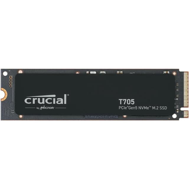 Detalle de Crucial T705 SSD 4 TB NVMe Gen5 14.500 MB/s 🚀